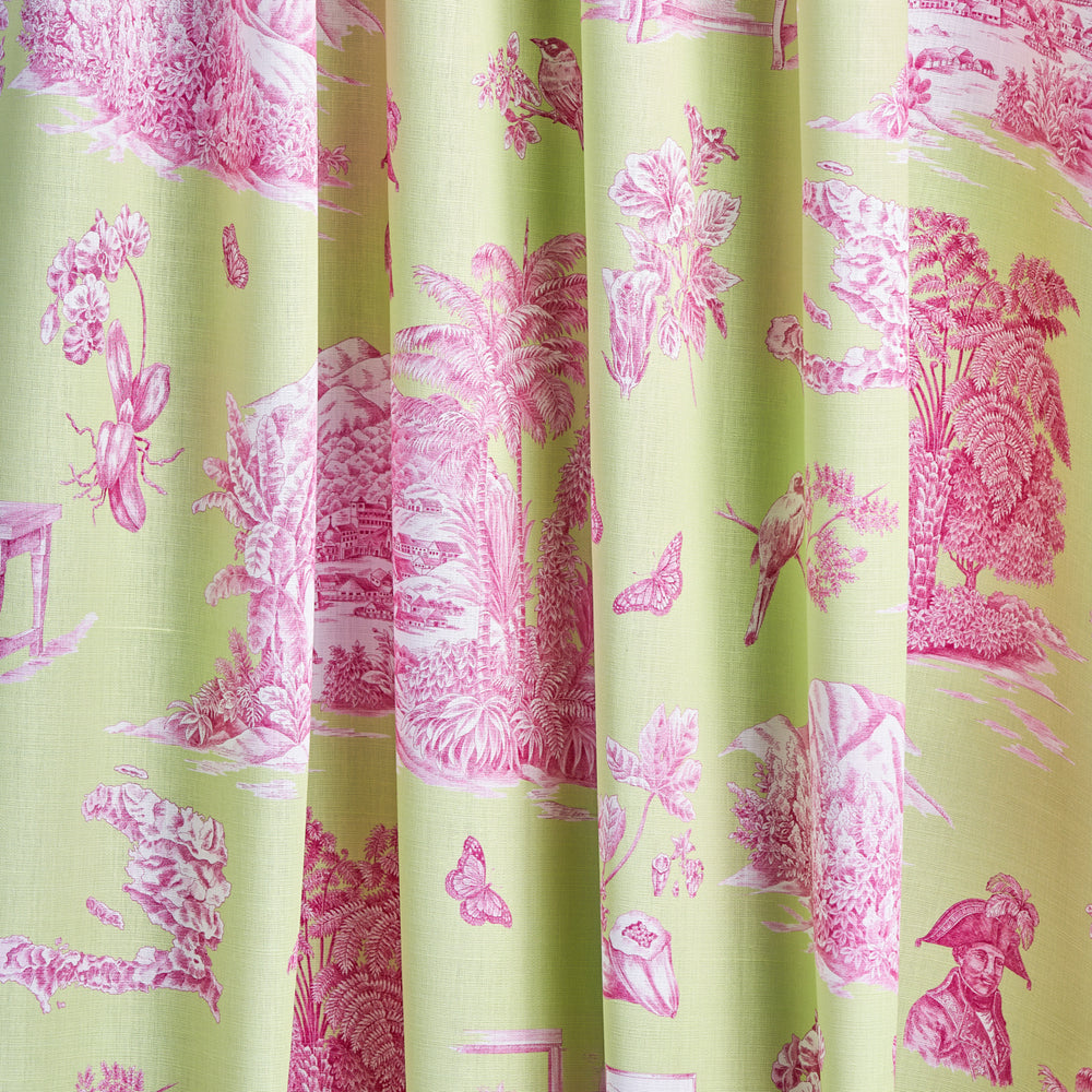 TOUSSAINT TOILE | Pink & Green