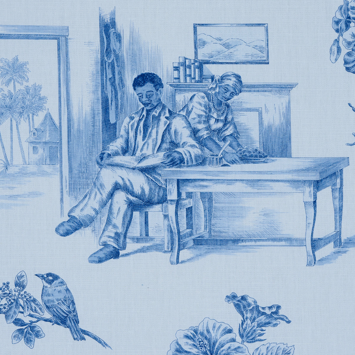 TOUSSAINT TOILE | Blue & Sky