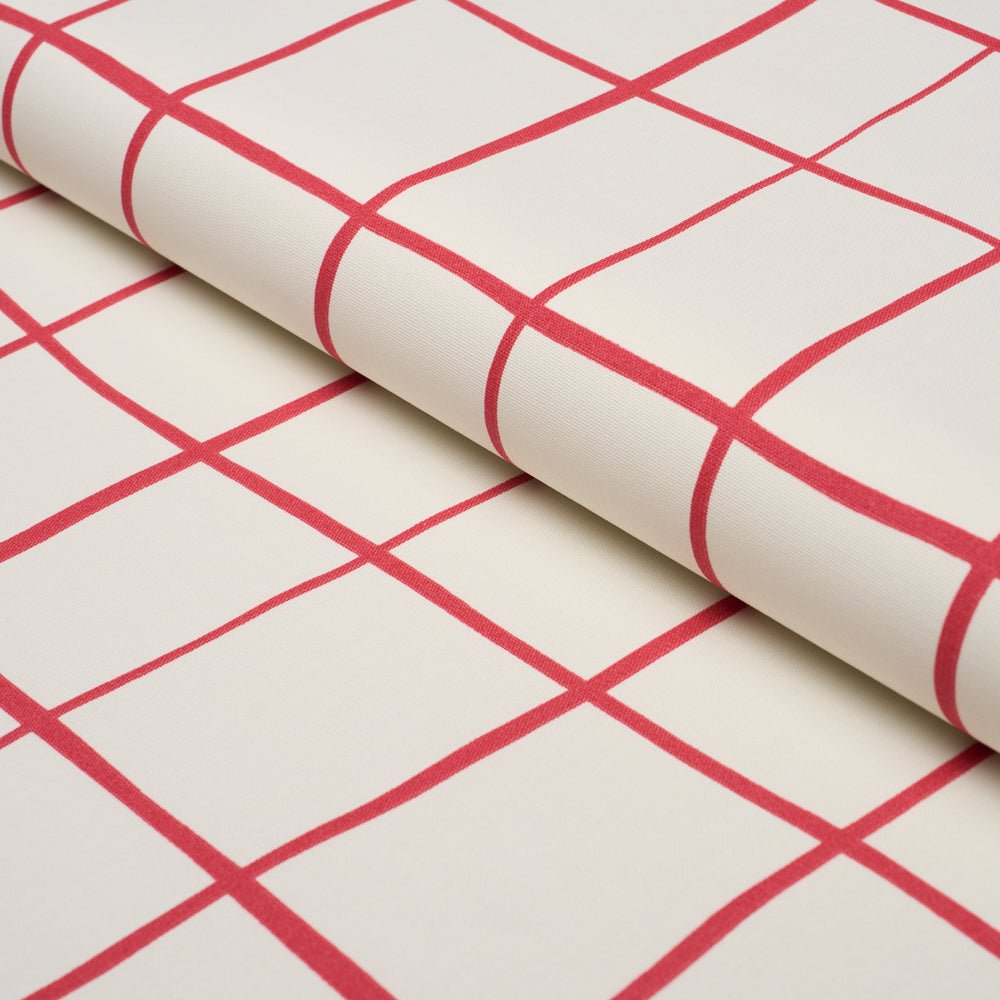 Painterly Windowpane | Red