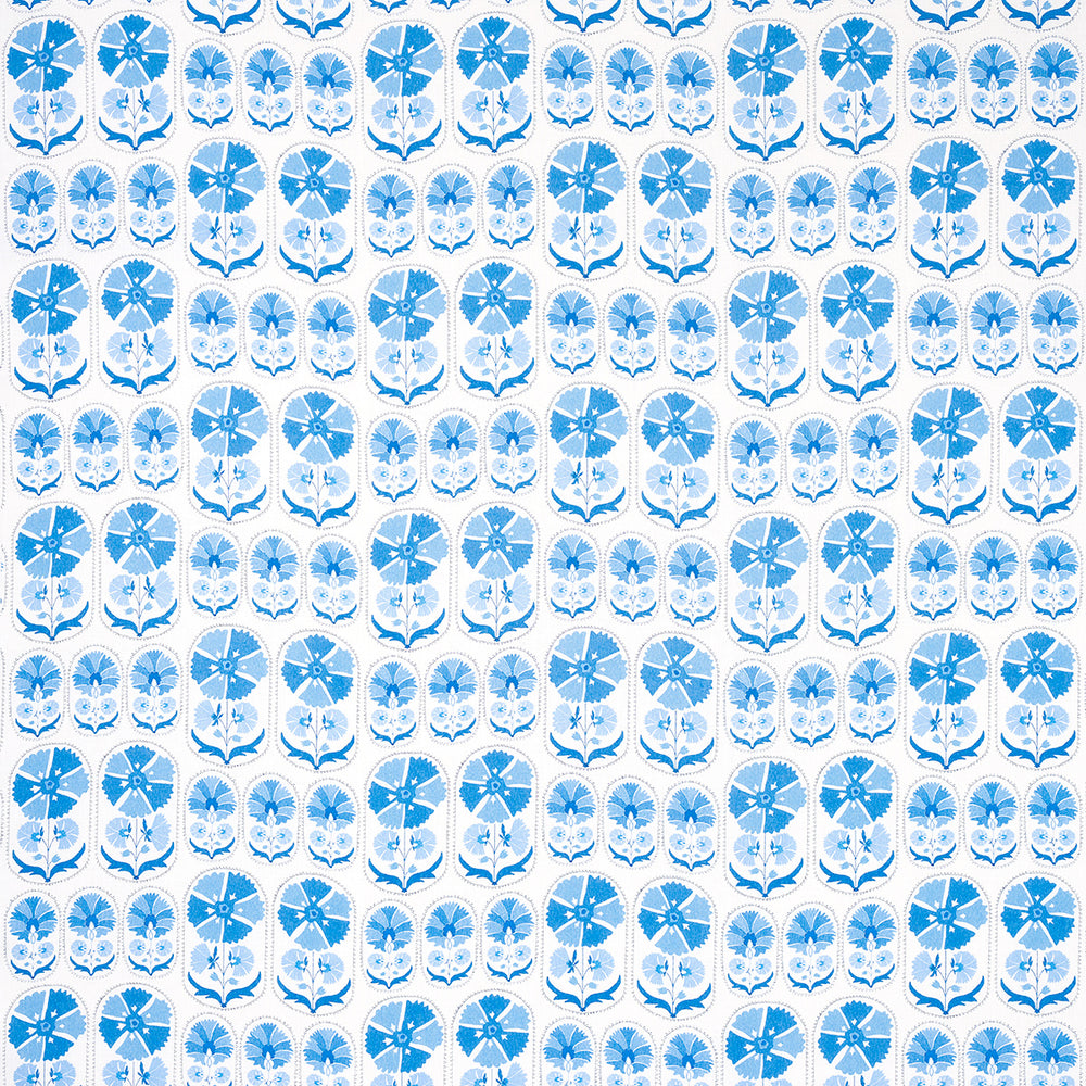 ANJUNA FLORAL LINEN PRINT | Porcelain