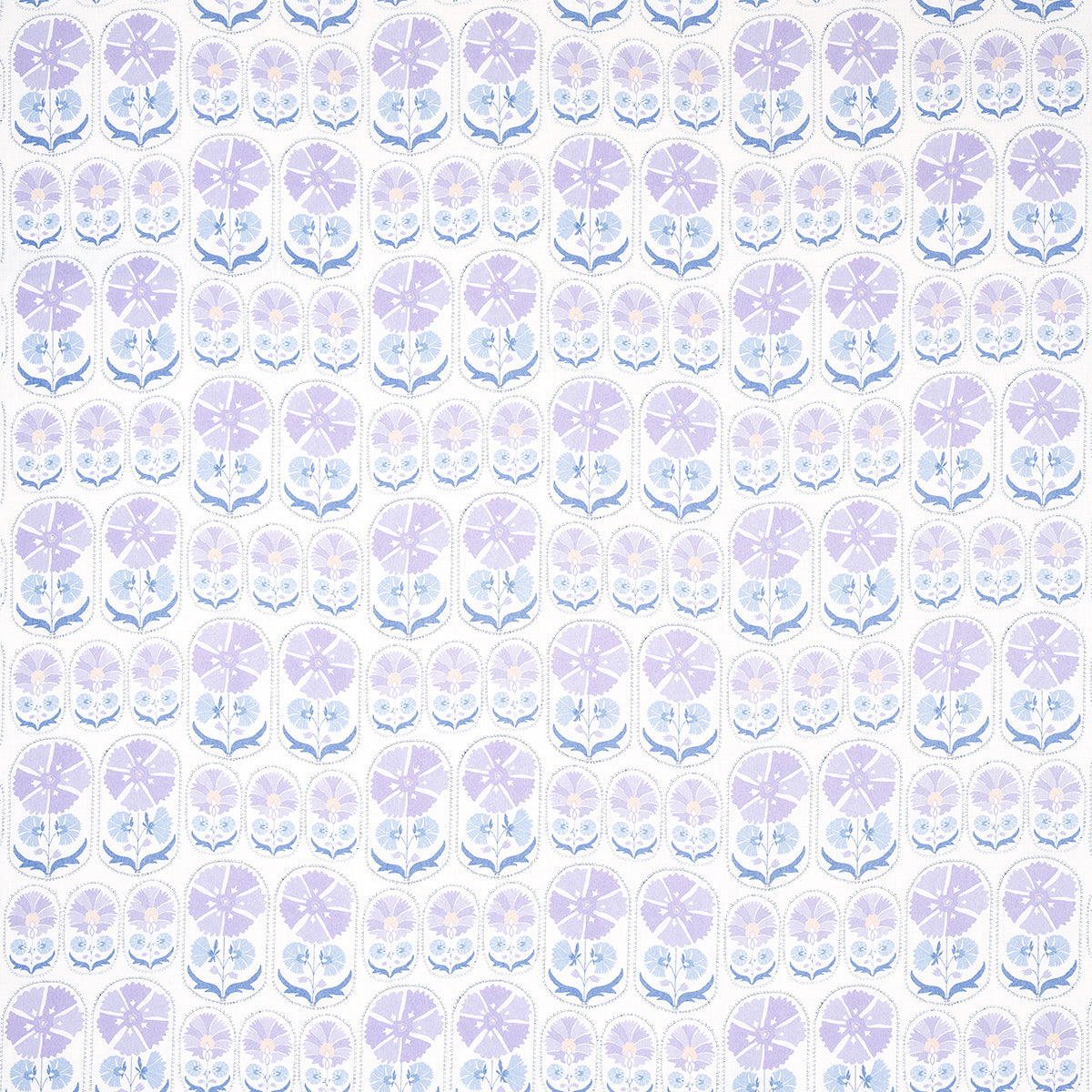 ANJUNA FLORAL LINEN PRINT | LILAC