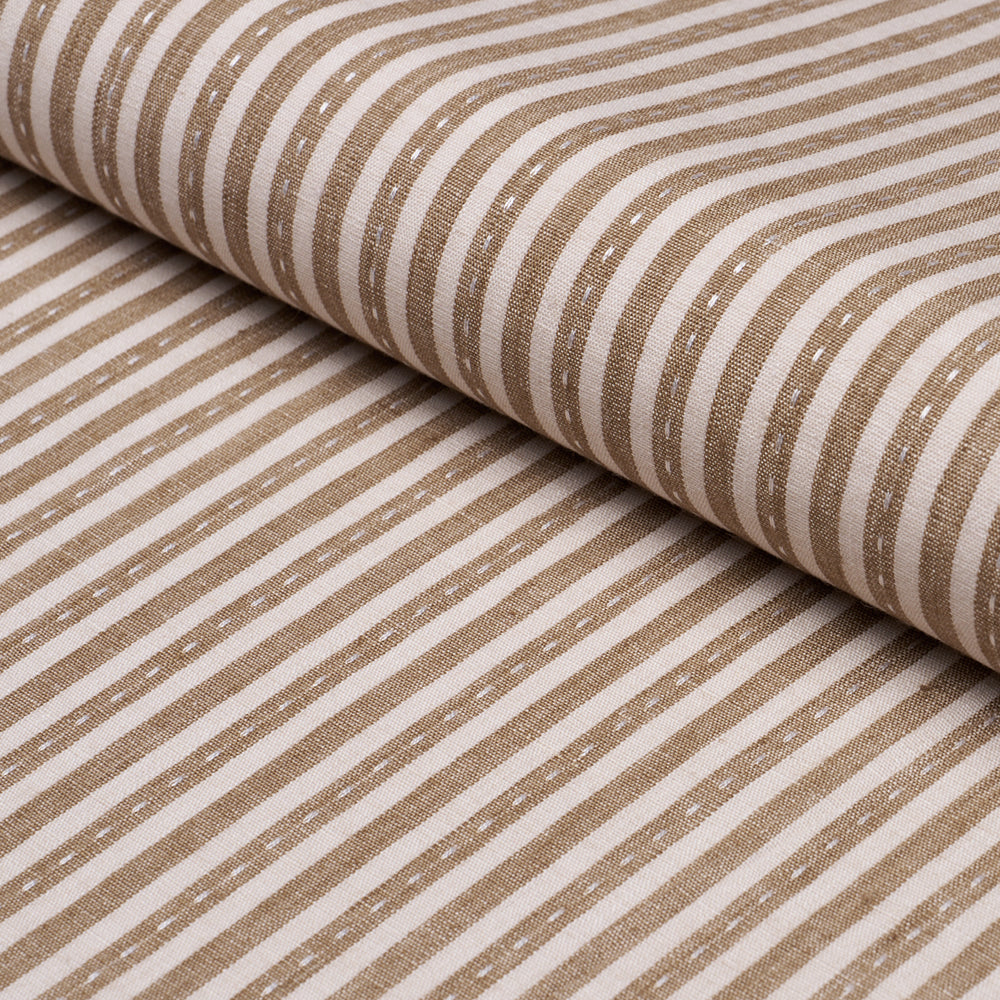 MATHIS TICKING STRIPE | Flax