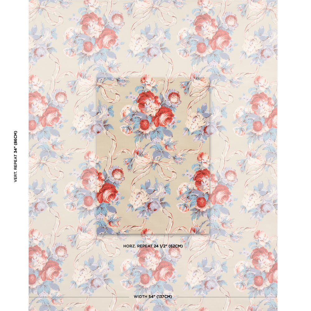 QUEENIES FLORAL CHINTZ | Chelsea Garden