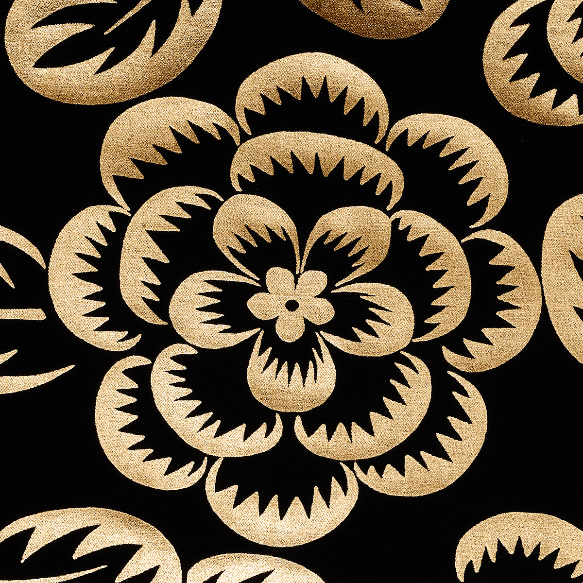 ANGELICA FLORAL | Gold & Noir