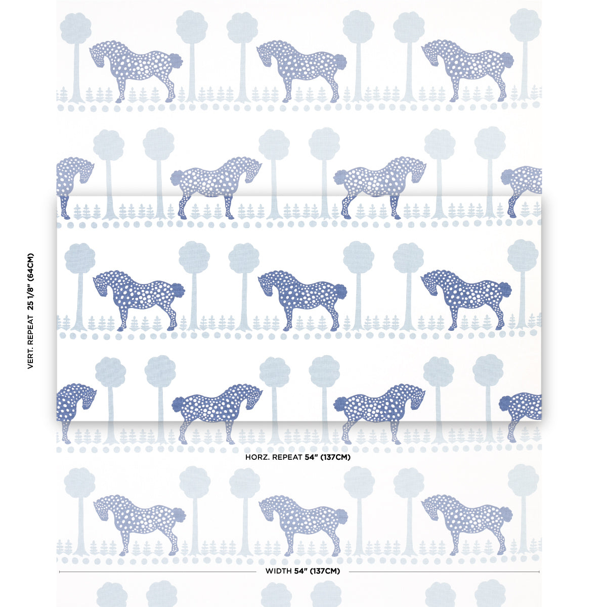 POLKA DOT PONY | Blue