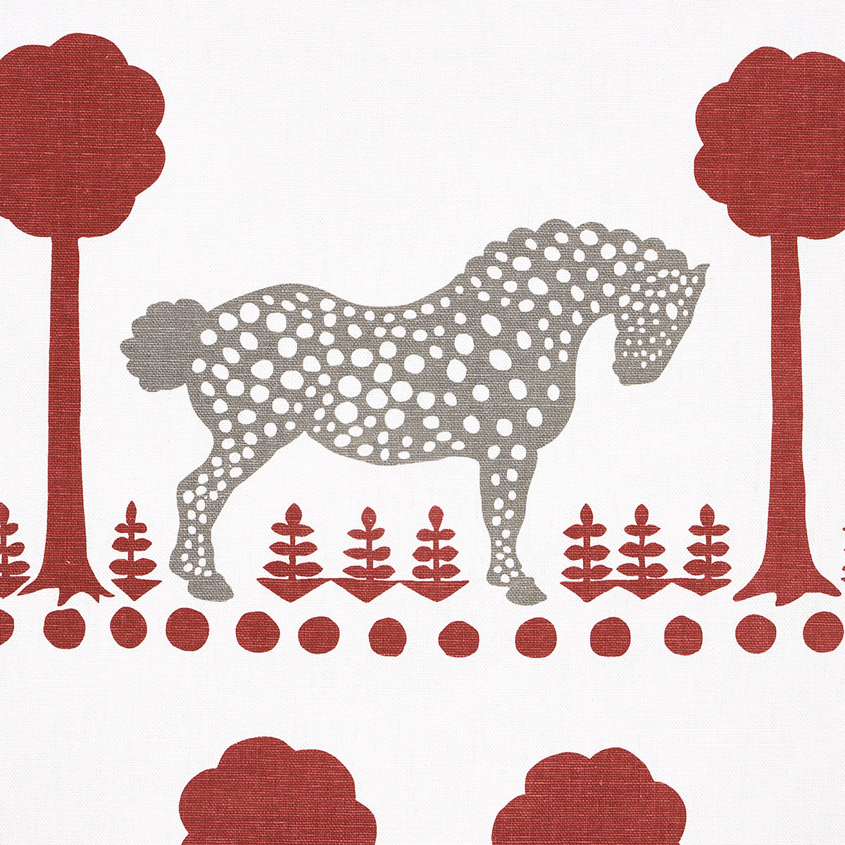 POLKA DOT PONY | Red