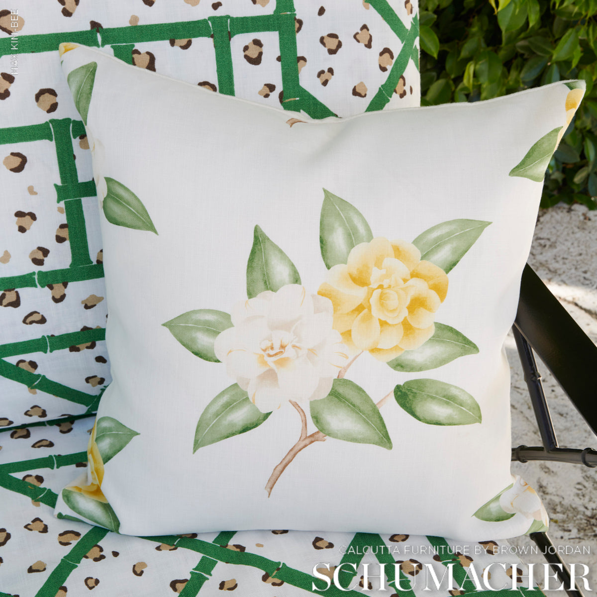 CASABLANCA FLORAL INDOOR/OUTDOOR | PALE YELLOW