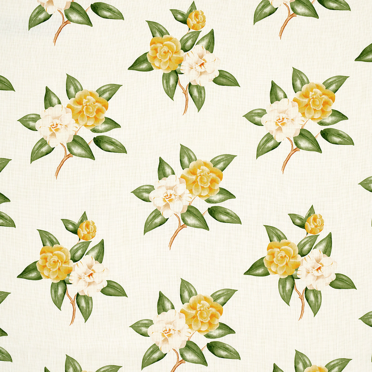 CASABLANCA FLORAL INDOOR/OUTDOOR | Pale Yellow