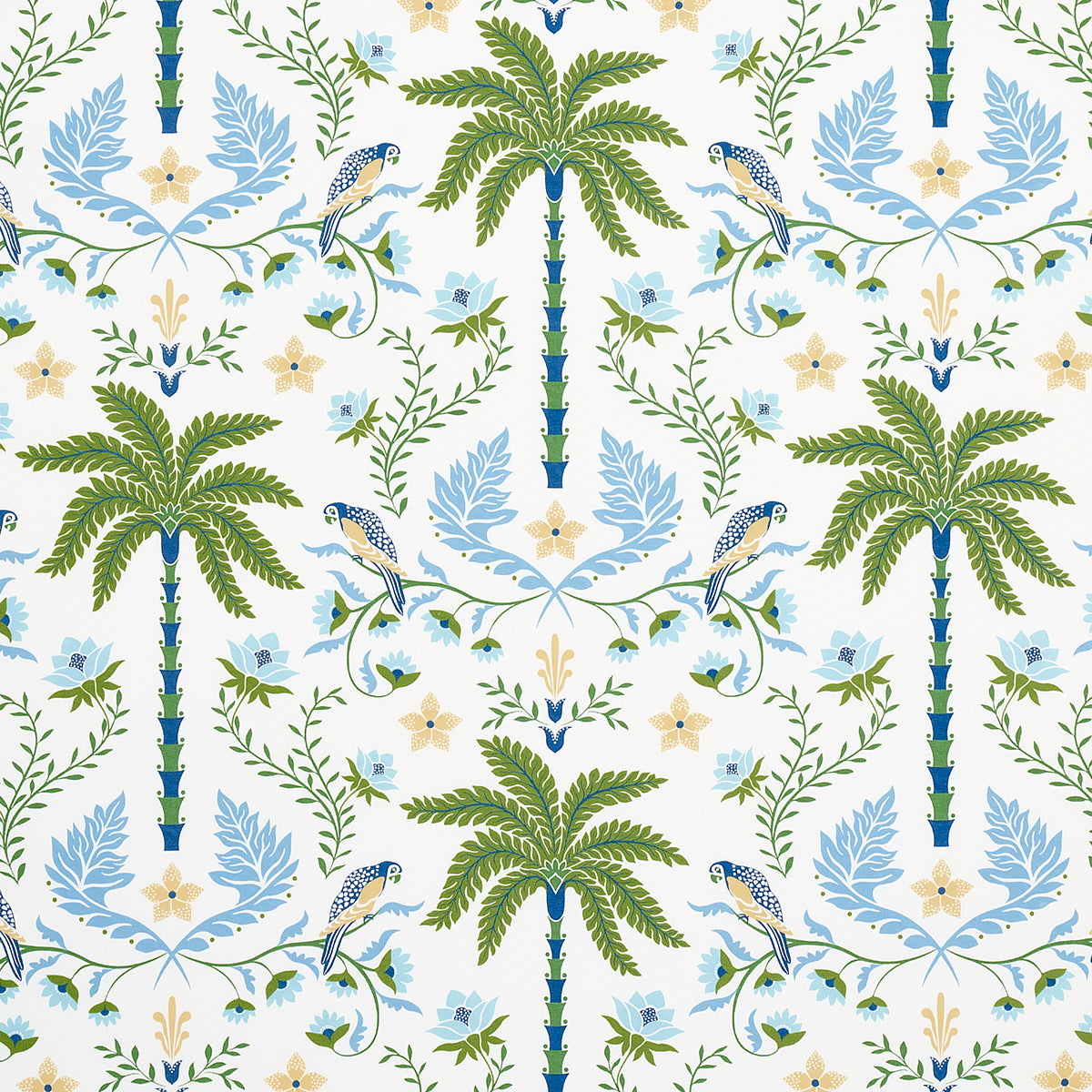 ISLAND PALM INDOOR/OUTDOOR | BLUE & GREEN