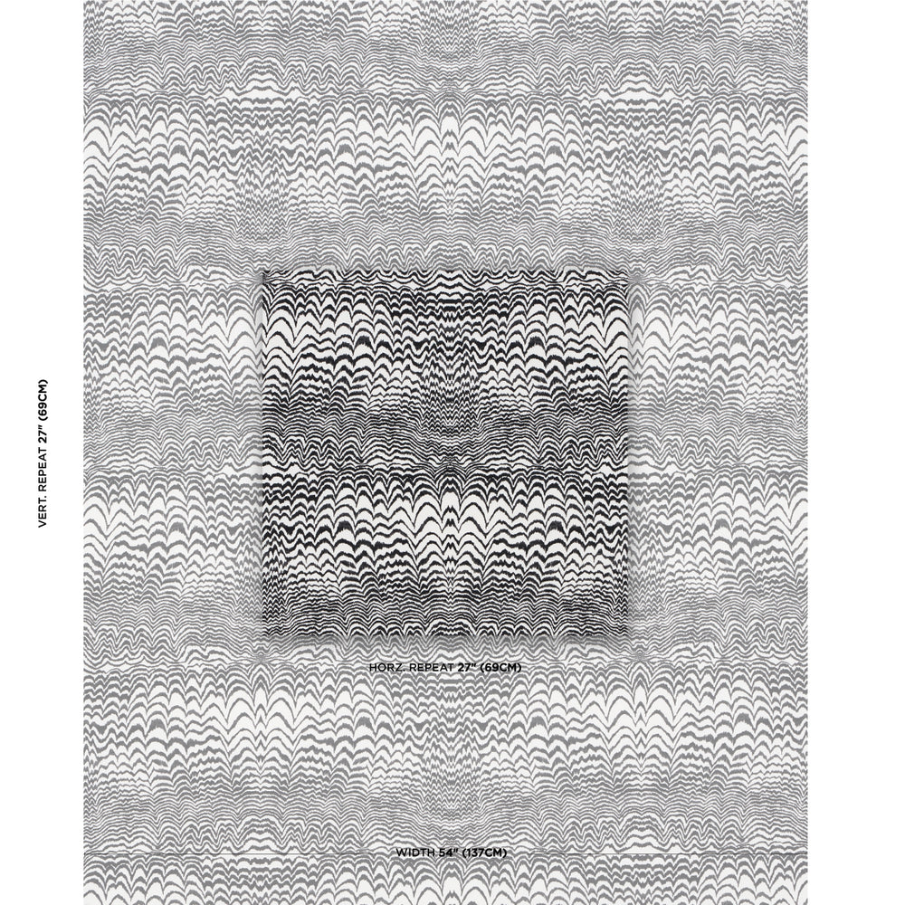 INK WAVE PRINT INDOOR/OUTDOOR | Black