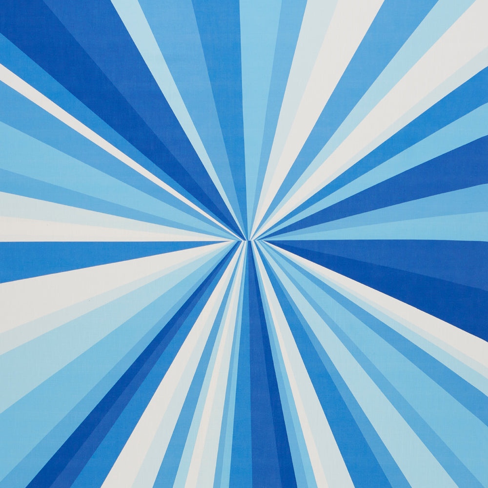 SUNBEAM PRINT INDOOR/OUTDOOR PANEL | Horizon Blue