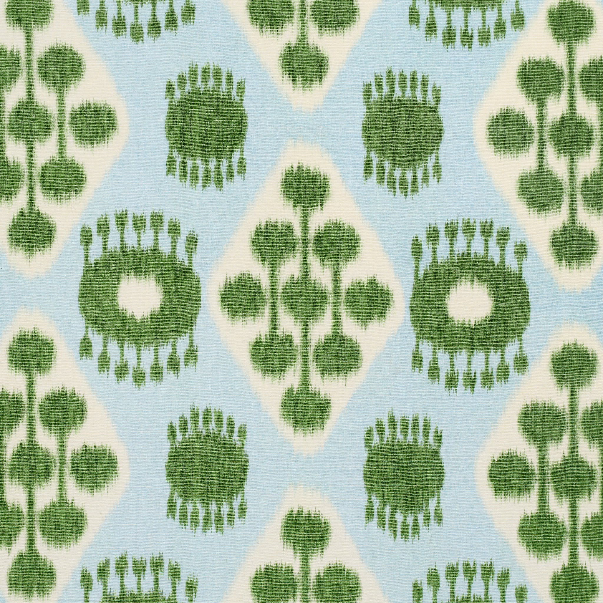 HAMILTON IKAT | Blue And Leaf