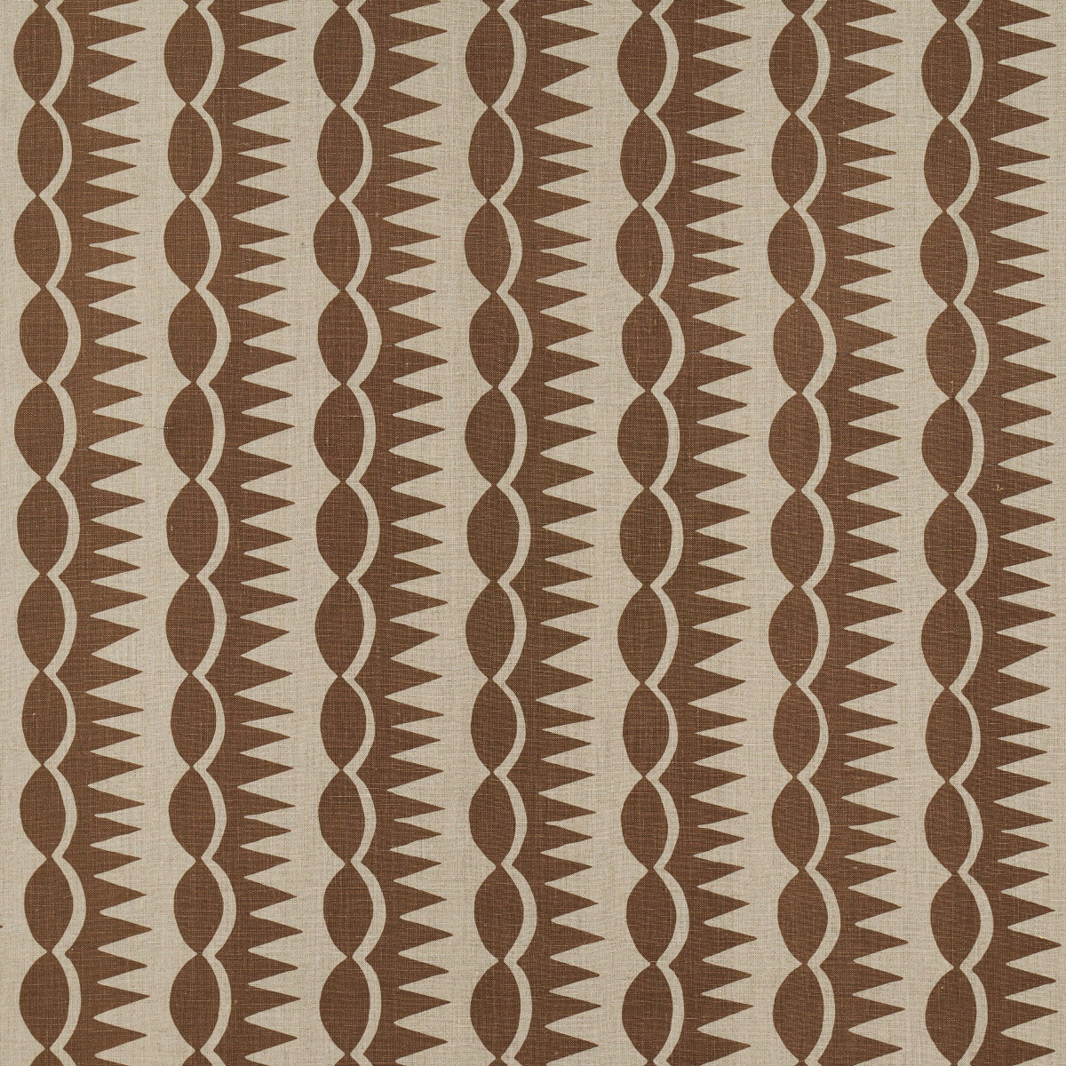 DAGGER STRIPE | BROWN ON NATURAL