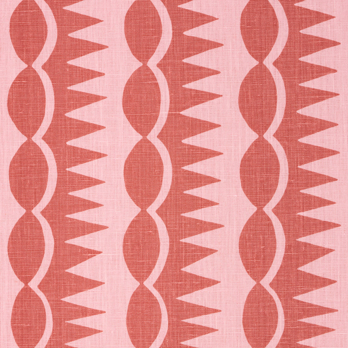 DAGGER STRIPE | Red On Pink