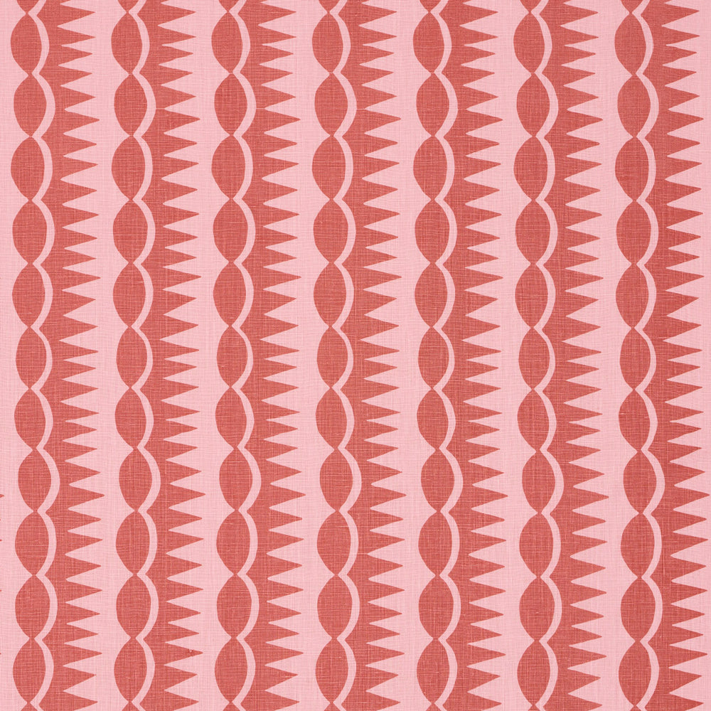 DAGGER STRIPE | Red On Pink