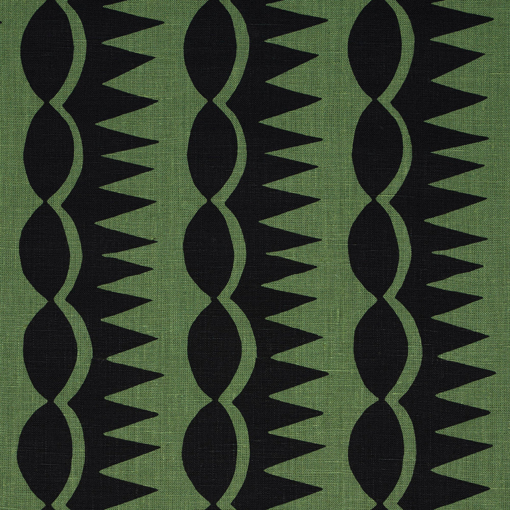 DAGGER STRIPE | Black On Green