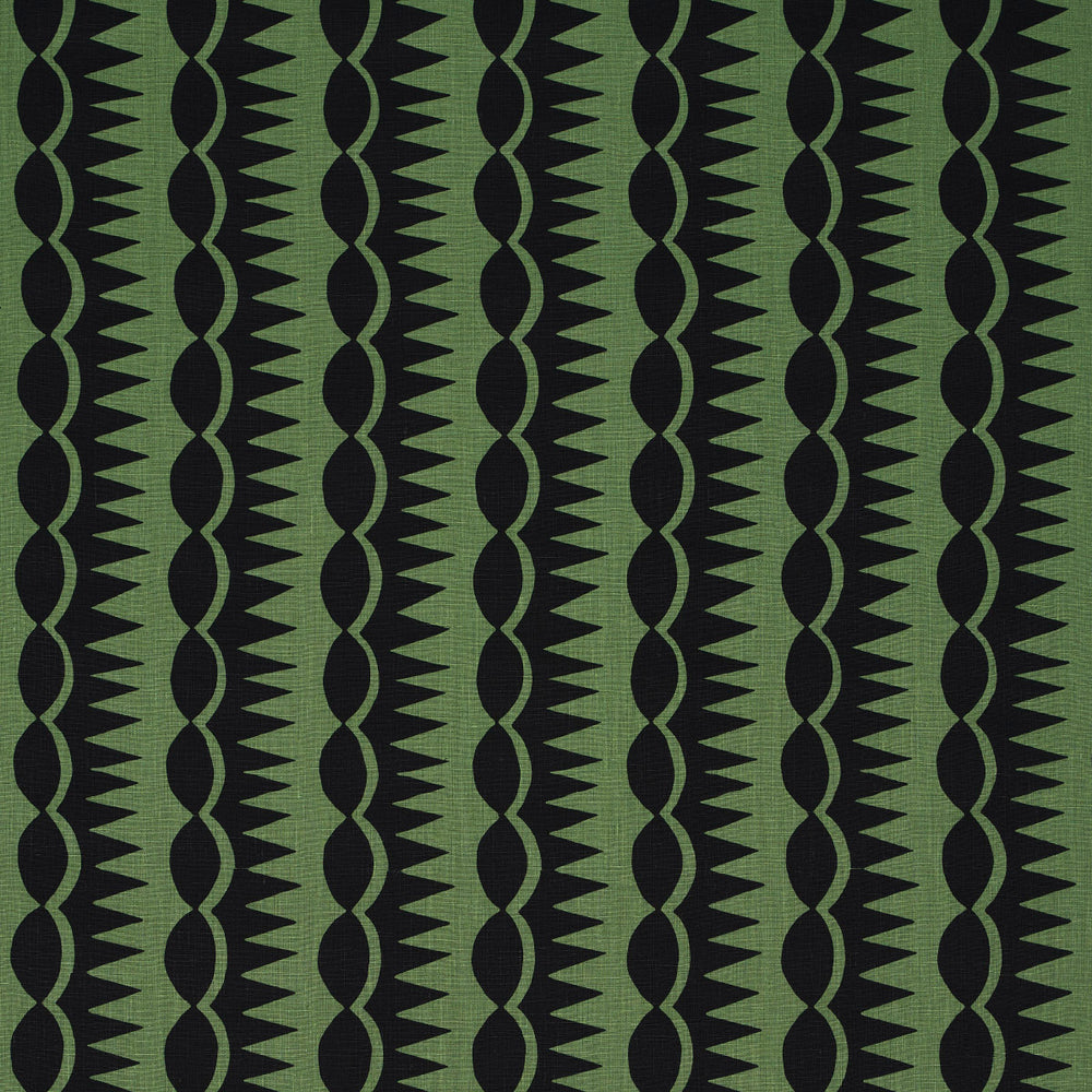 DAGGER STRIPE | Black On Green