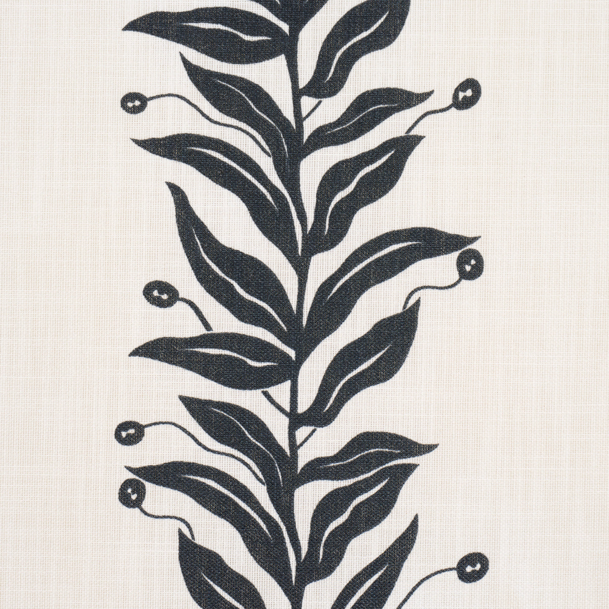 TENDRIL STRIPE INDOOR/OUTDOOR | Black & Cream