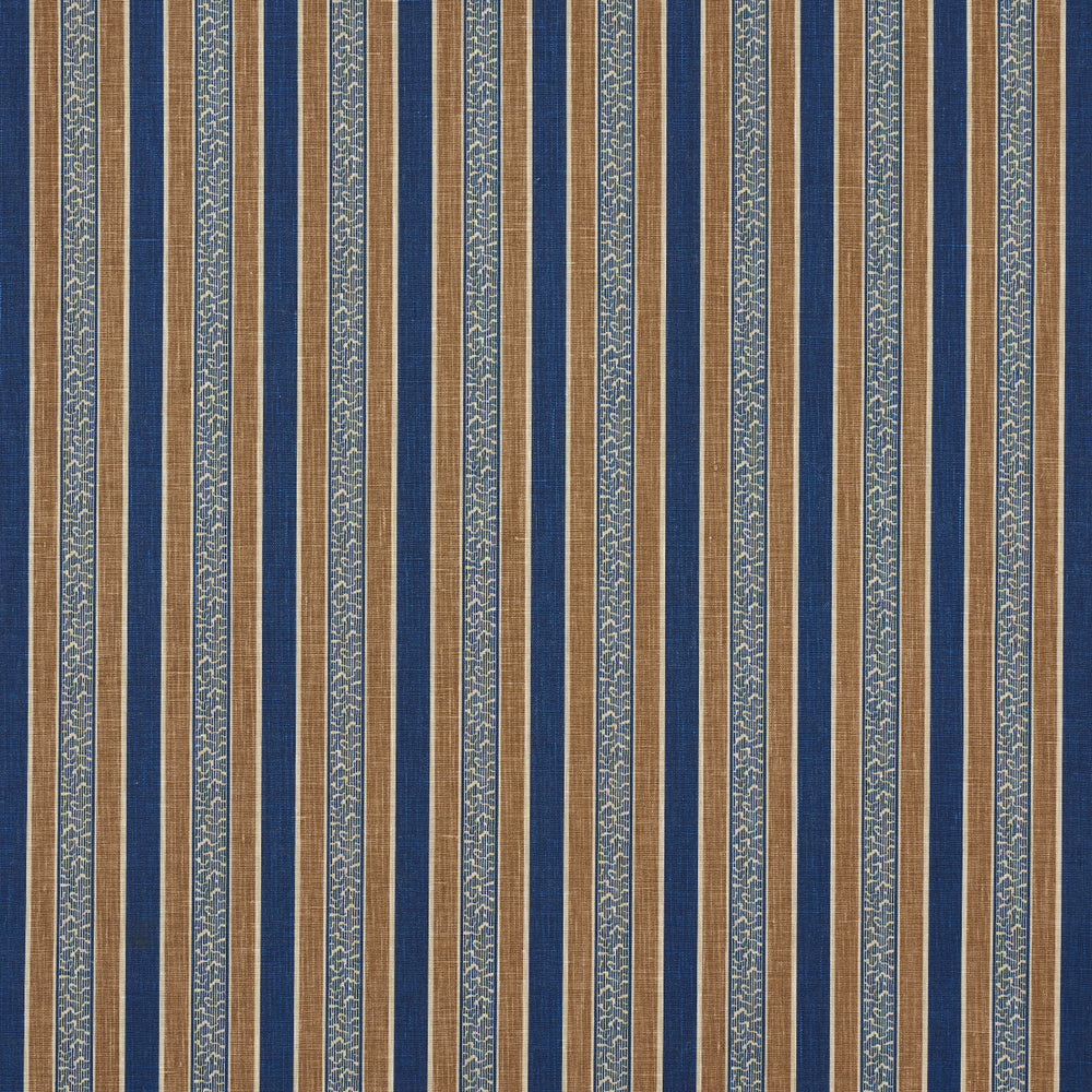AUGUSTE STRIPE | Marine & Cognac