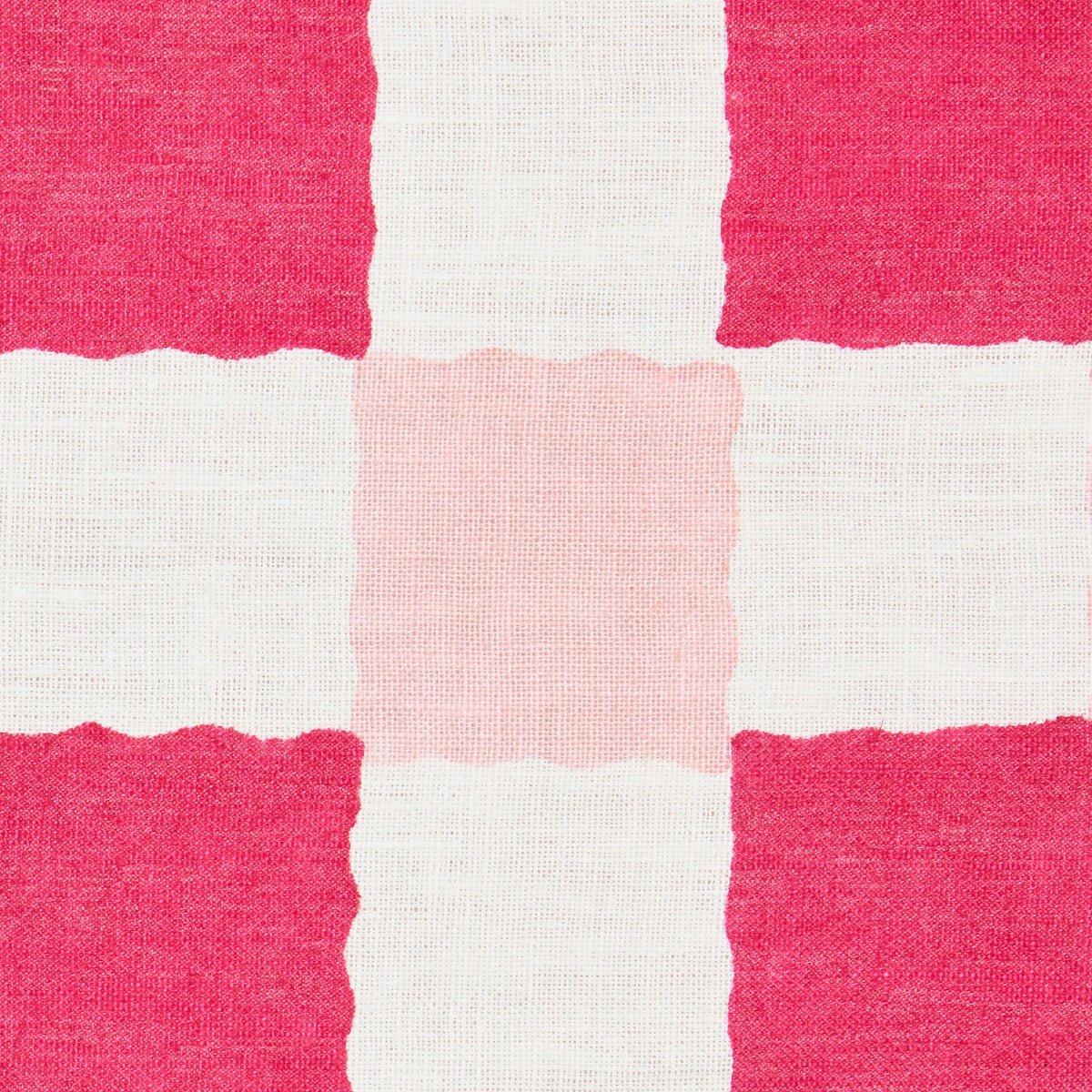 CHEQUER HAND BLOCK PRINT | Pinks