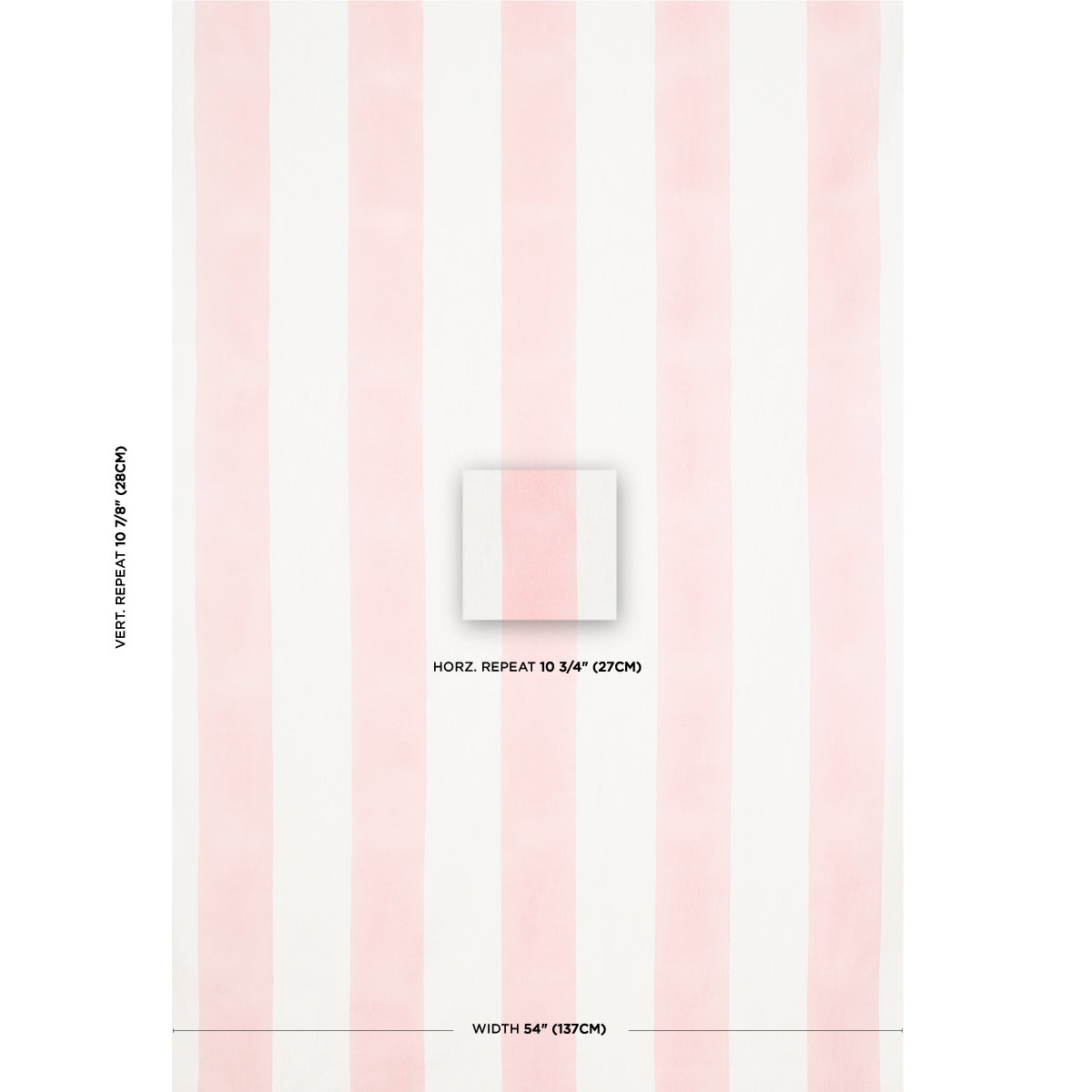 WIDE HAND BLOCK STRIPE | Pink