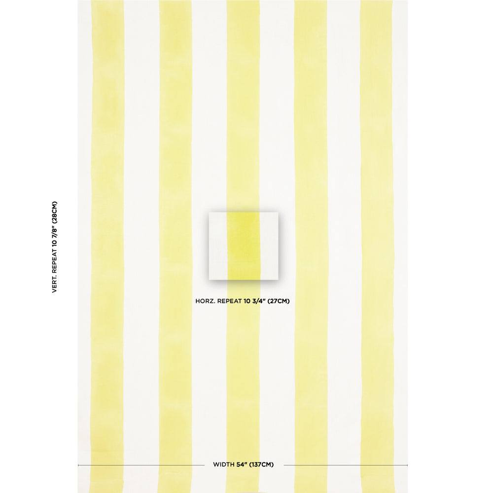 WIDE HAND BLOCK STRIPE | Yellow