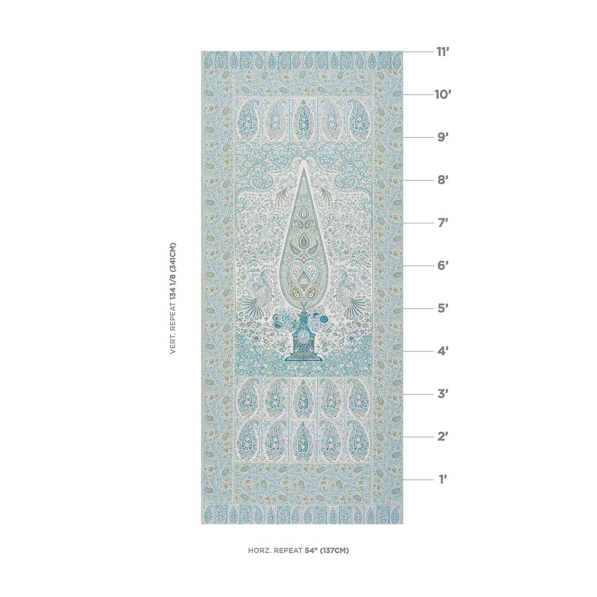 COLMERY PAISLEY PANEL | Peacock