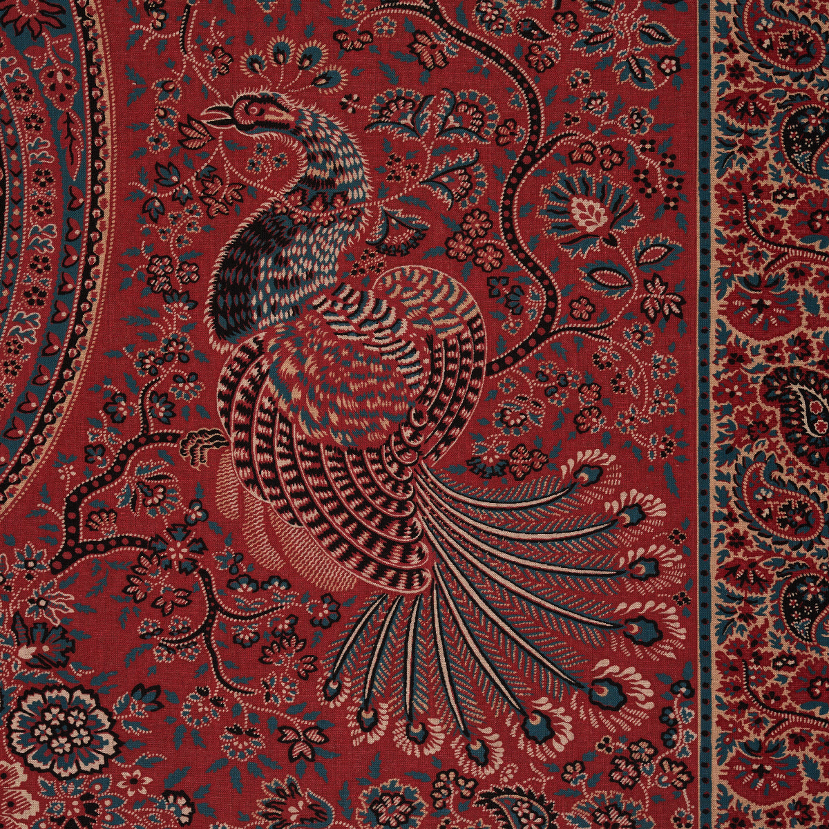 COLMERY PAISLEY PANEL | Rouge