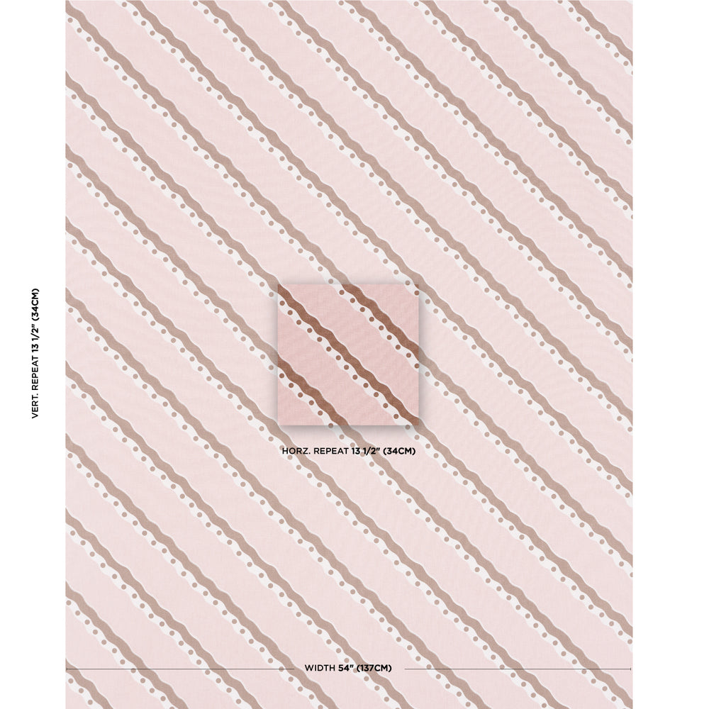 ROUSSEAU STRIPE | Cocoa & Blush