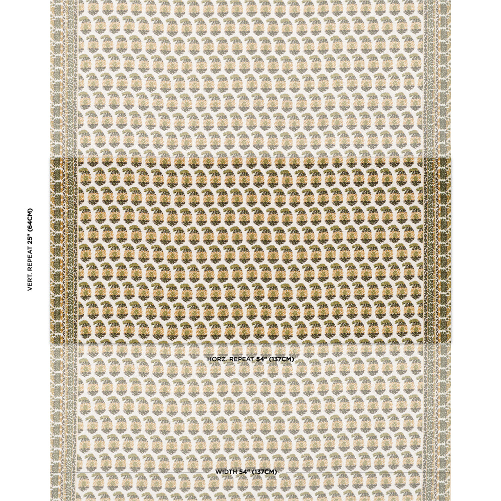 TERRY | Ochre & Green