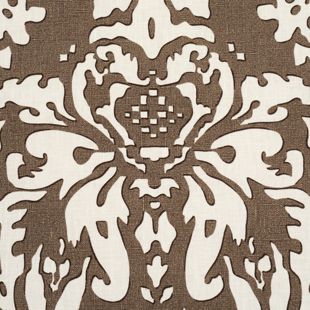 SUFFOLK DAMASK | Brown