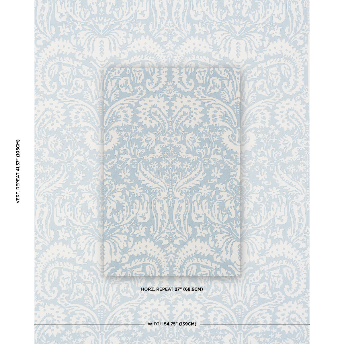 SUFFOLK DAMASK | Blue