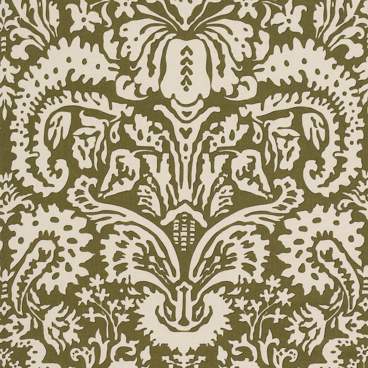 SUFFOLK DAMASK | Olive