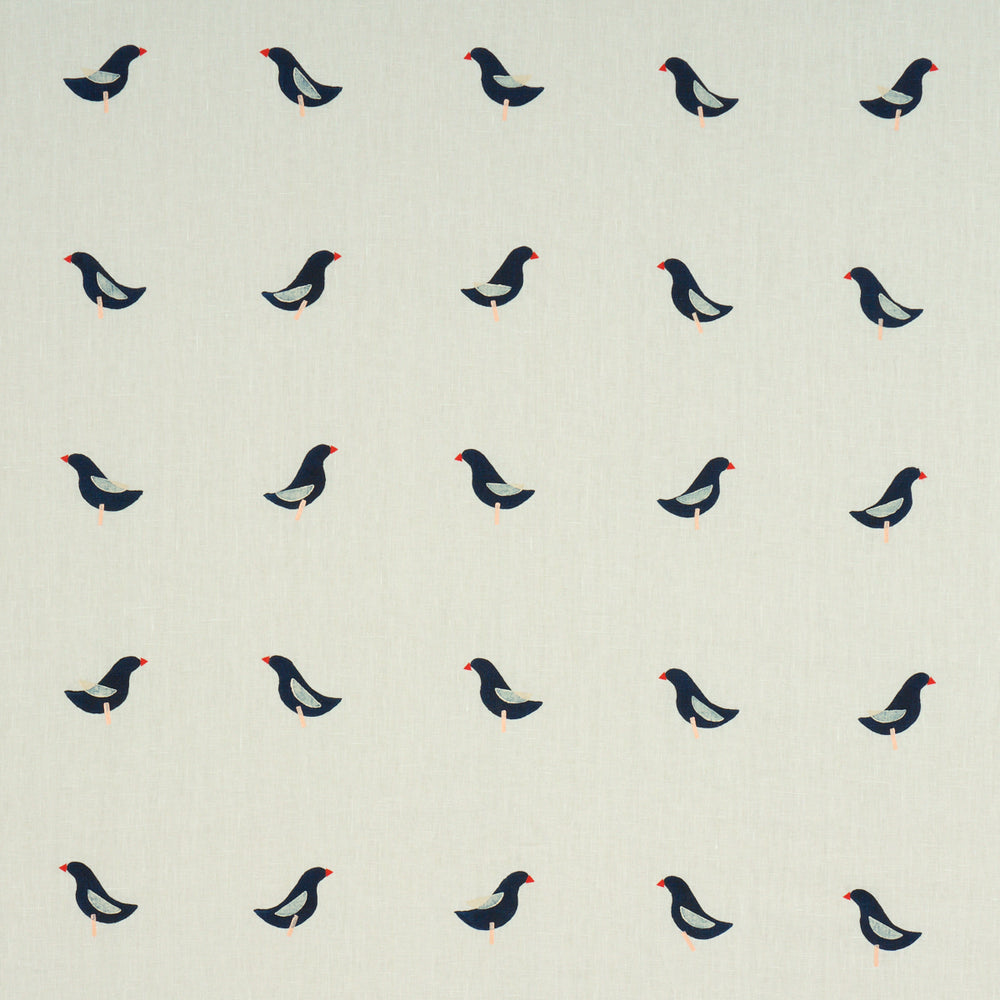 BIRDS HAND BLOCK PRINT | Black On Natural