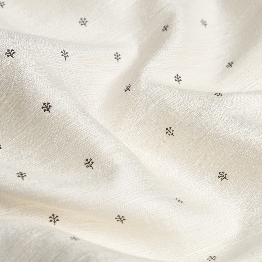 ENGELMANN SILK HAND PRINT | Brown