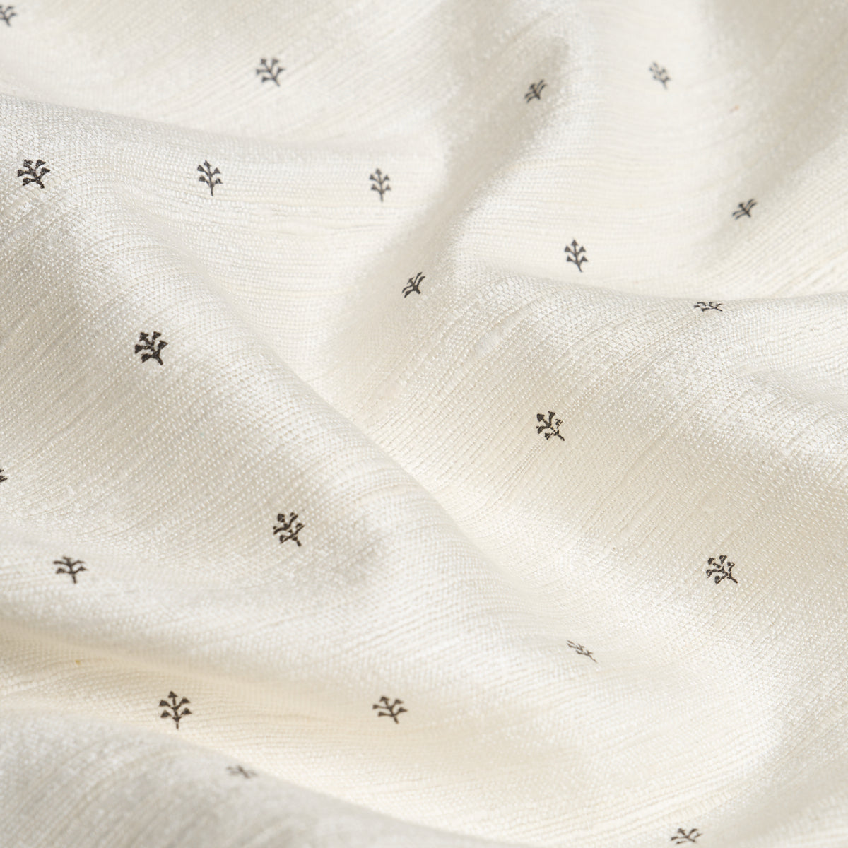 ENGELMANN SILK HAND PRINT | Brown