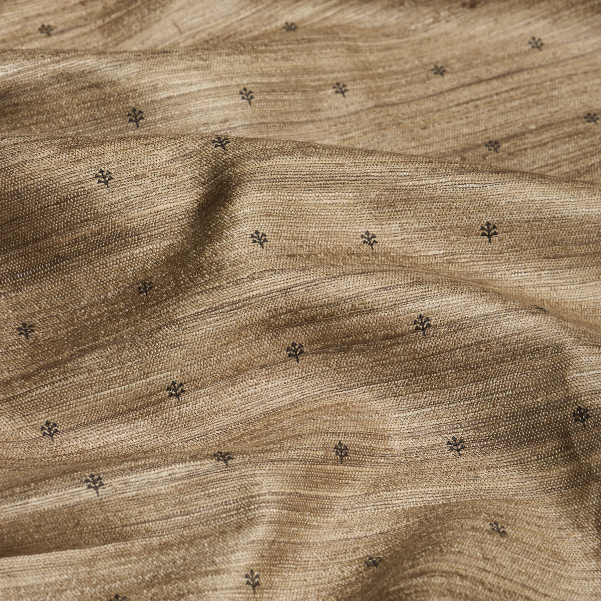 ENGELMANN SILK HAND PRINT | Oatmeal