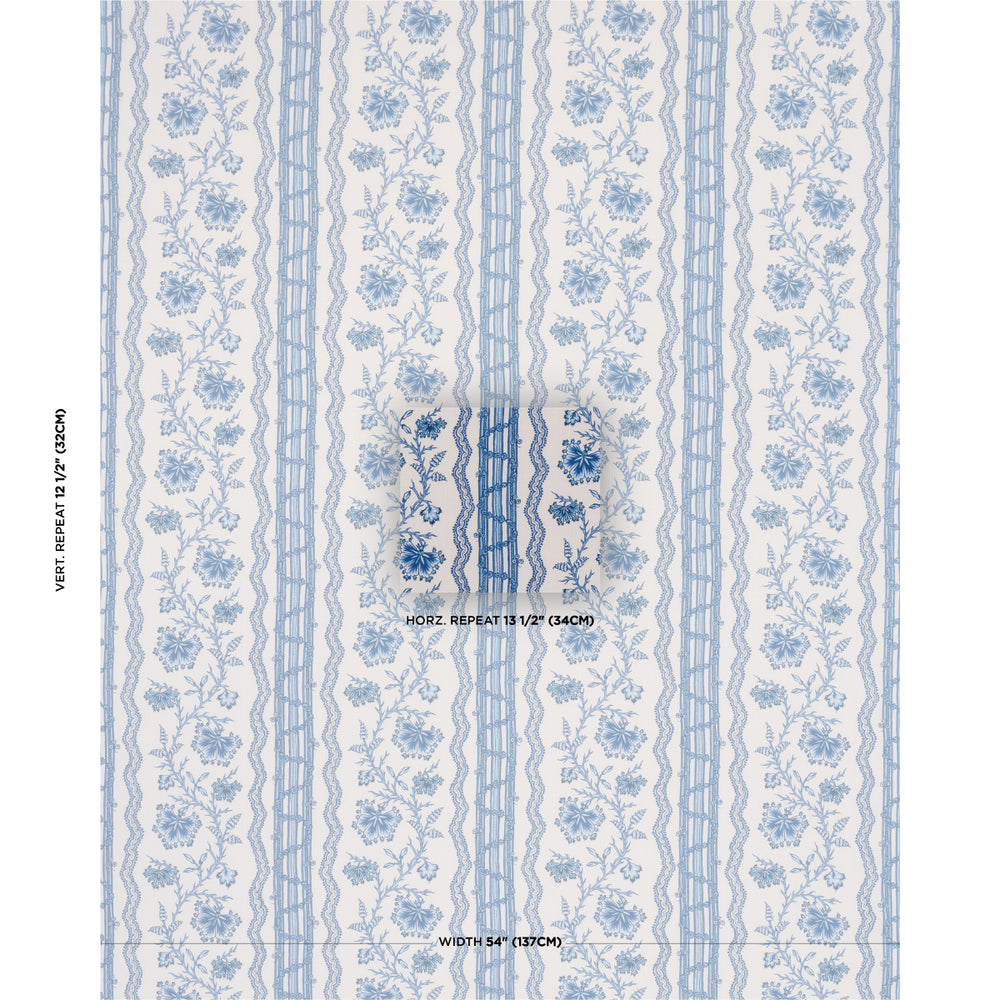 PARVATI FLORAL STRIPE | Delft
