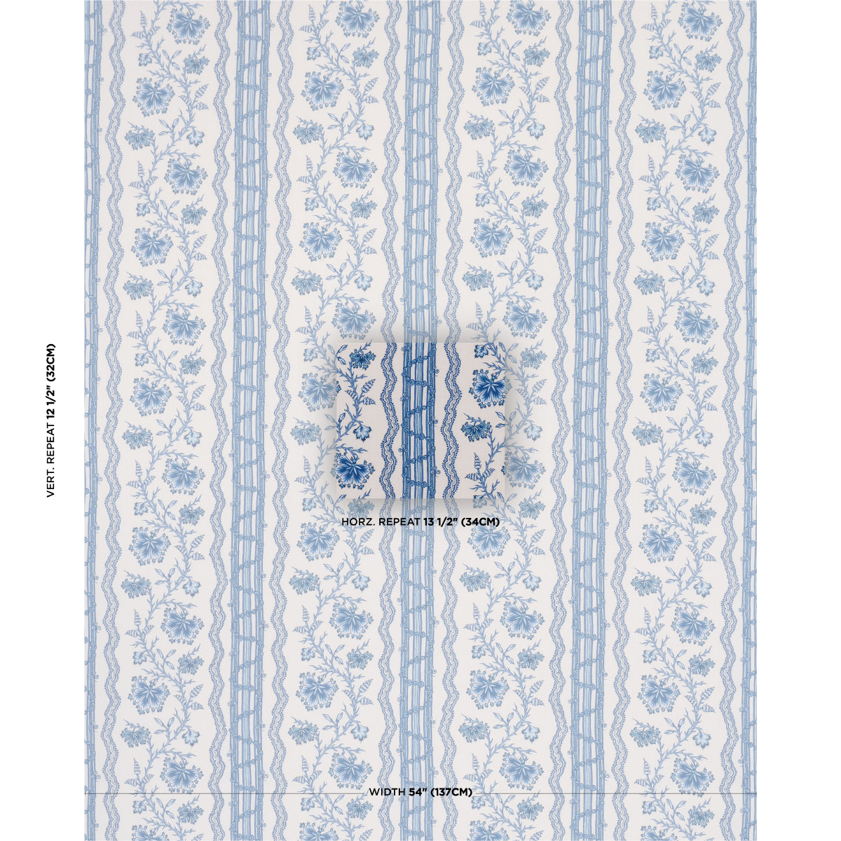 PARVATI FLORAL STRIPE | Delft