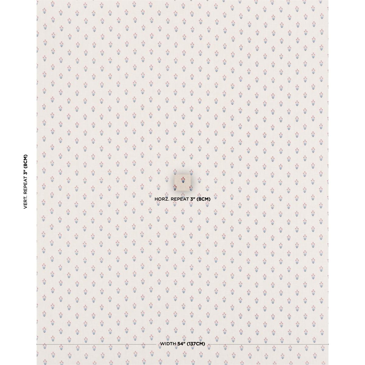 MOIRA HAND PRINT | Cerise & Ink