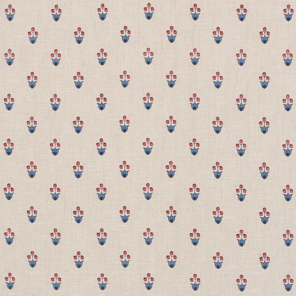 MOIRA HAND PRINT | Cerise & Ink