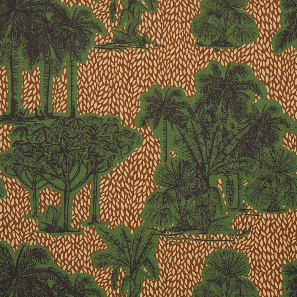 TROPICAL SAFARI PRINT | Orinoco Verdant Oasis