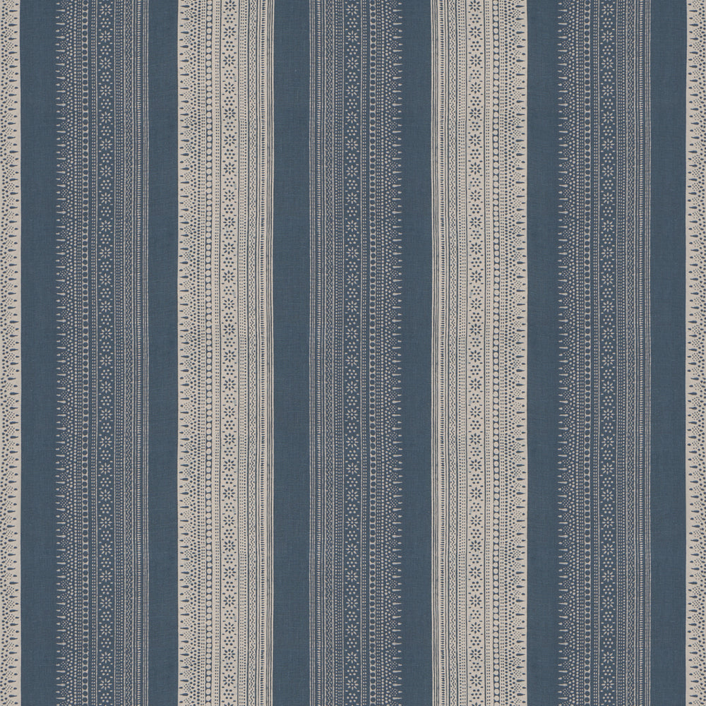 Calista Block Print | Indigo