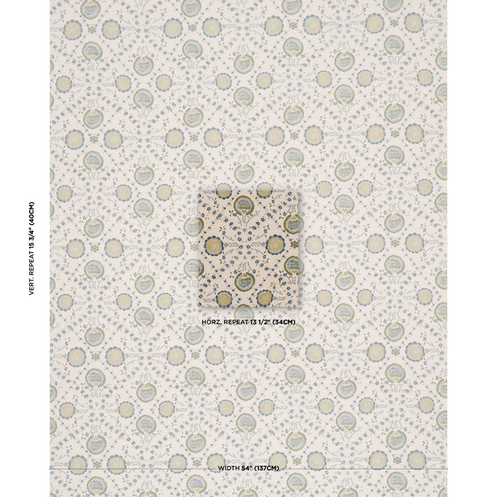 ATHENA HAND-SCREEN PRINT | Green