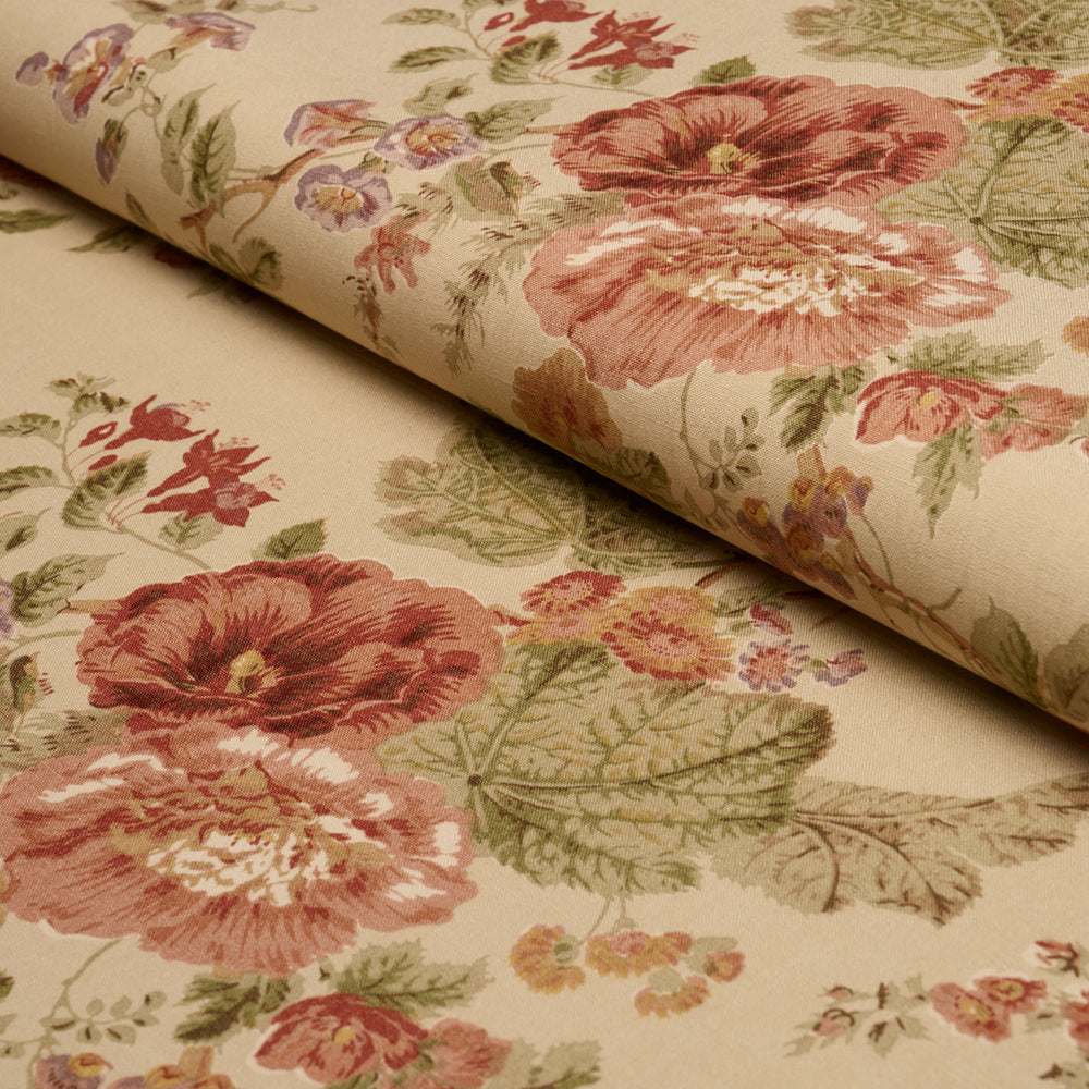 Midsummer Hollyhock | Beige