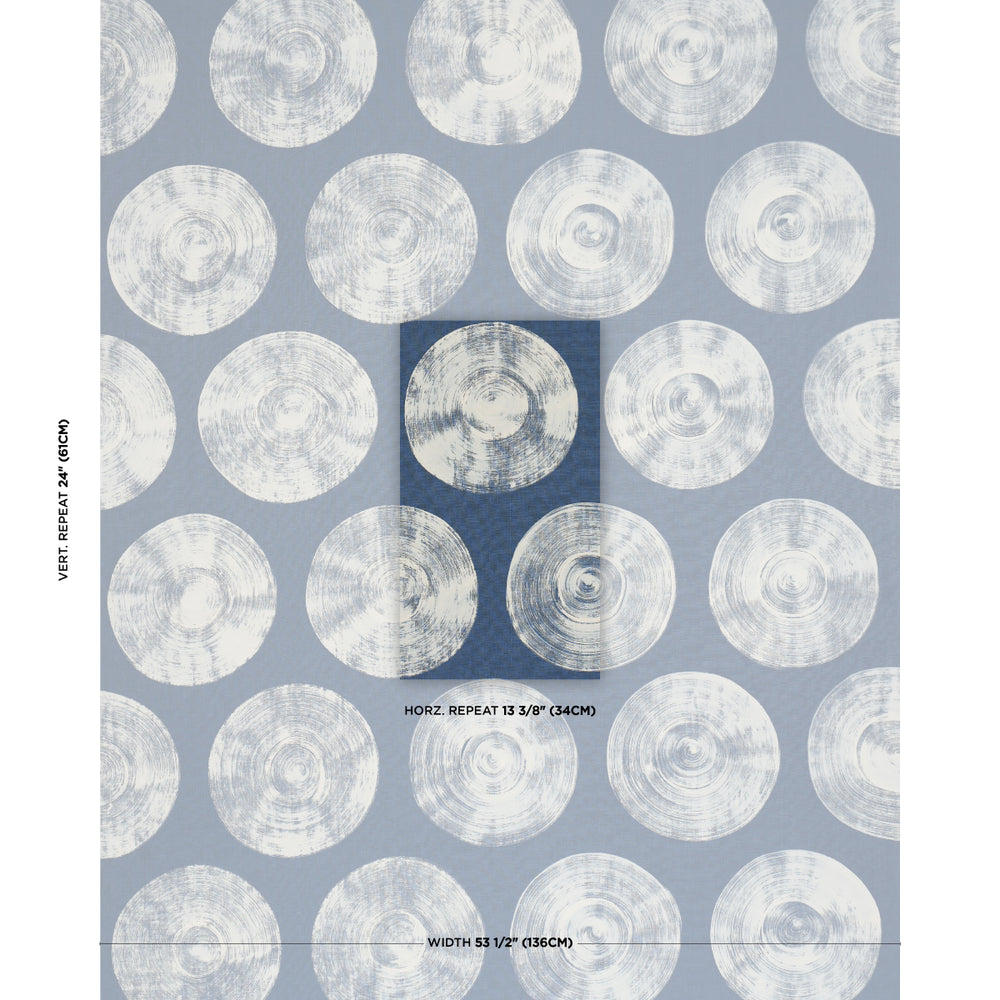 Painted Circles | Indigo