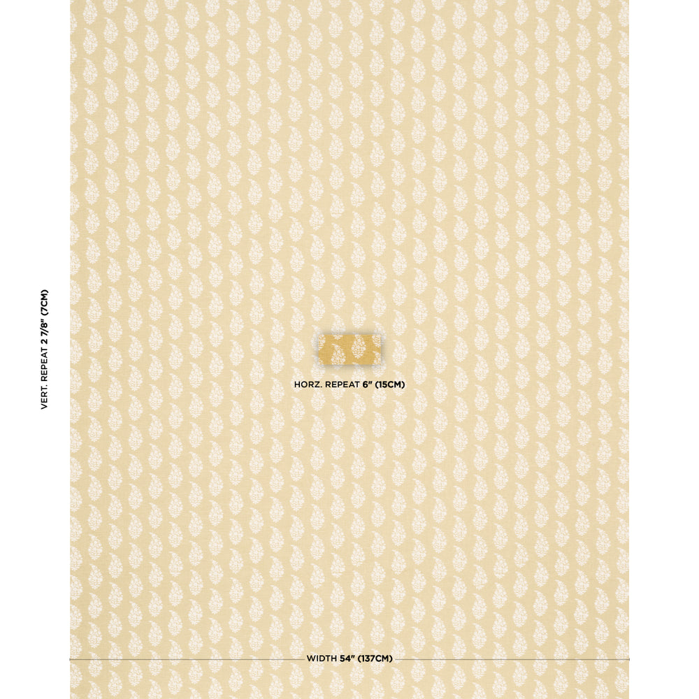KAIA PAISLEY HAND-PRINT | Yellow