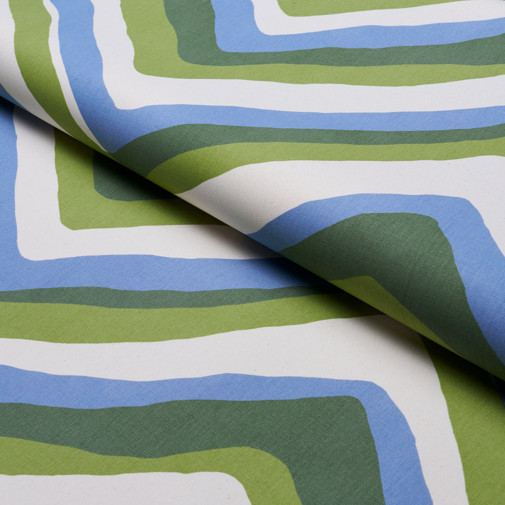 CHEVRON | Green & Blue