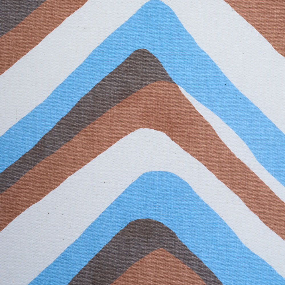 CHEVRON | Brown & Blue