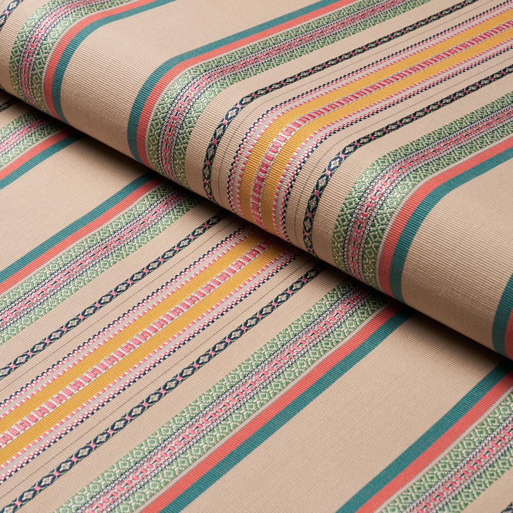 WELLINGTON STRIPE | Natural On Multi